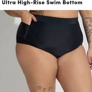 Plus Size 3x Torrid Black Swimsuit Bottoms Swim Ultra High Rise